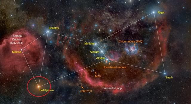 NASA发布猎户座参宿四亮度突然变低，这是要爆发超新星的节奏吗？