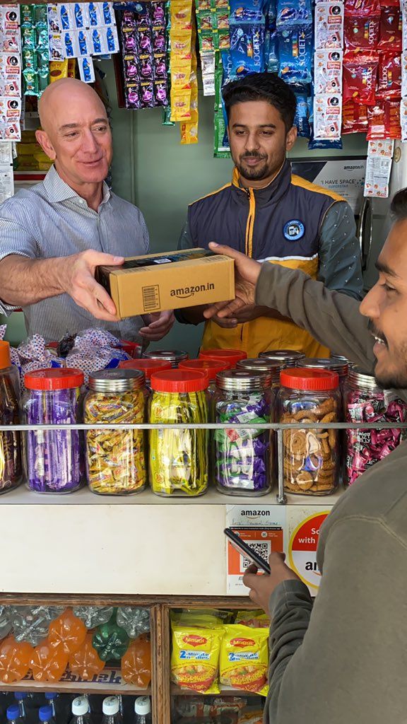 亚马逊与超2万家印度社区商店合作存储和配送产品