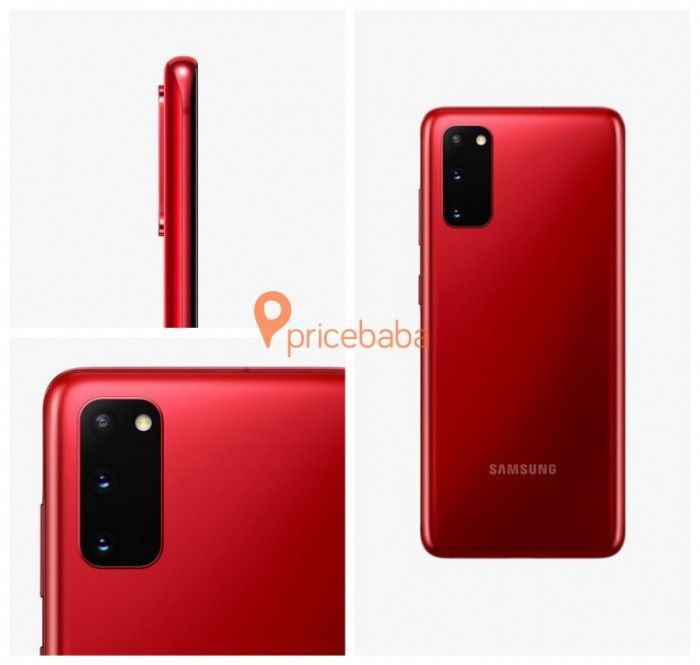三星准备推出红色版本GalaxyS20/S20+智能手机