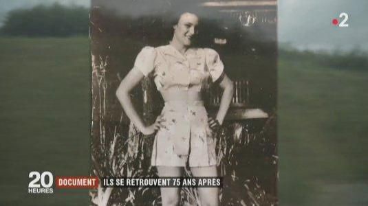 相隔75年，二战老兵与法国初恋重逢：我爱了你整整75年