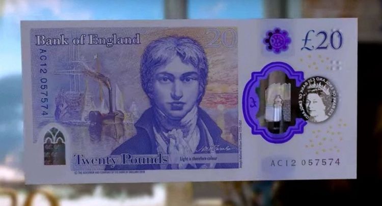 英国银行为全新20英镑钞票增加AR功能
