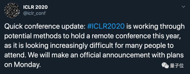 ICLR2020将采用远程会议，首次在非洲办会可能就这样泡汤了