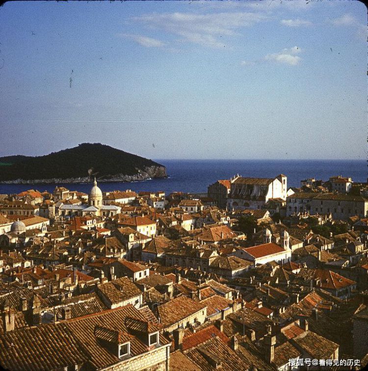 老照片1962年的南斯拉夫古城杜布罗夫尼克现在属于克罗地亚