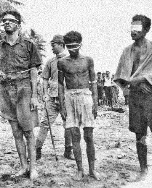 二战最著名的斩首照片：处决白人的日军刽子手，战后下场如何？