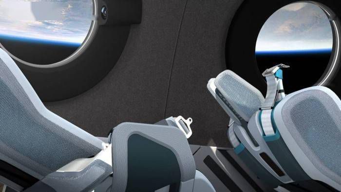 维珍银河SpaceShipTwo飞船内部设计曝光：“由宇航员体验驱动”