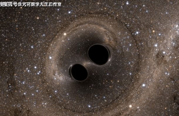 看两颗黑洞在苍穹间共舞，着实的壮观