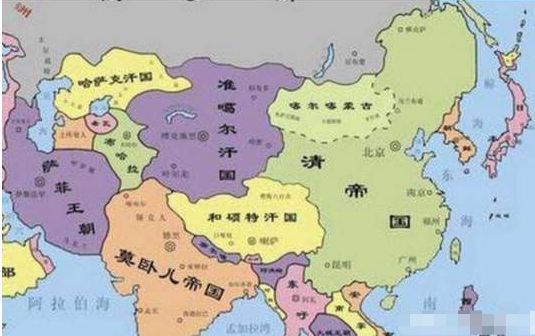 若是没有清朝中国领土会有多少？答案：这三个地区都不是中国的