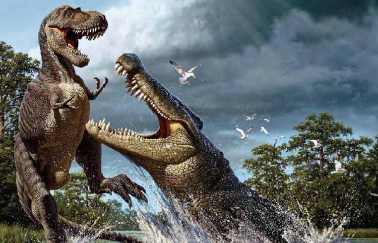 奇闻：恐鳄，能吞噬暴龙的史前巨鳄，身长可达15米，体重可达9吨