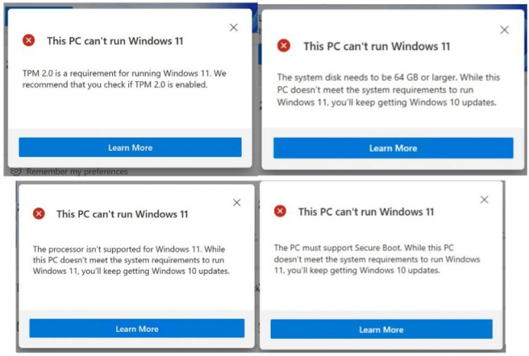 微软Win11硬件检测工具更新，可告诉用户为什么不符合要求