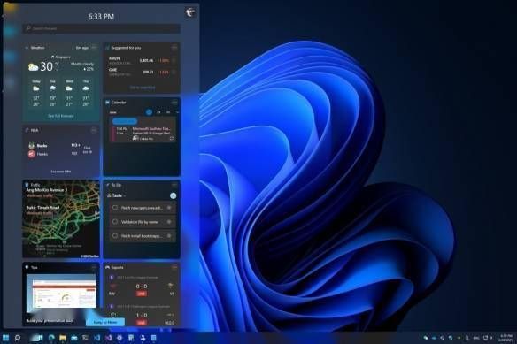 Windows11全新黑暗主题效果展示深蓝幽暗画风超赞