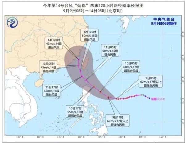 最新预报！超强台风“灿都”路径或大变！福州需注意……