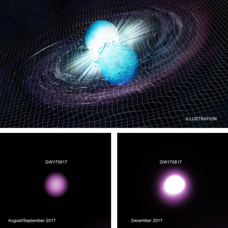 引力波事件可能预示着黑洞的产生