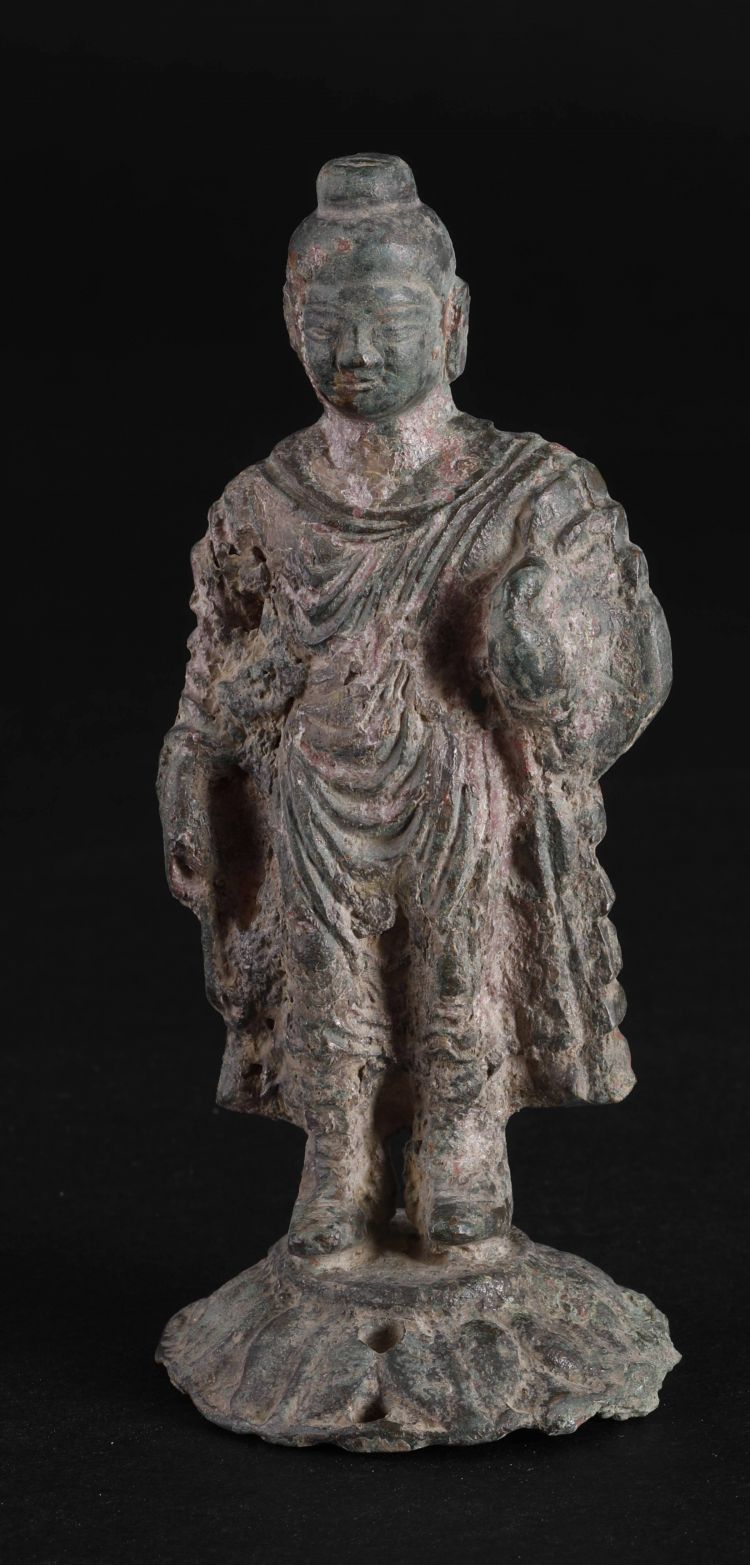 考古|重磅！中国最早的金铜佛像出土