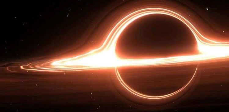 银河系中央黑洞图片