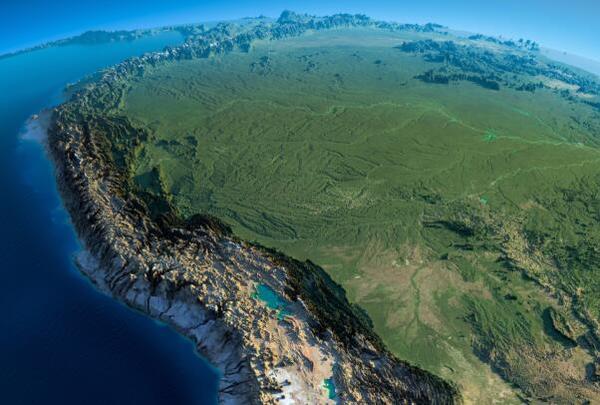 世界上最大的平原：亚马孙平原，约560万平方千米