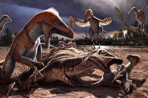 史前小型恐龙:龙盗龙 2014年才首次发现(身长仅2米)