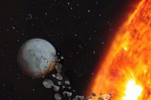  恒星系统存在恐怖吞食现象 类地行星吞没以获得大量的岩质材料