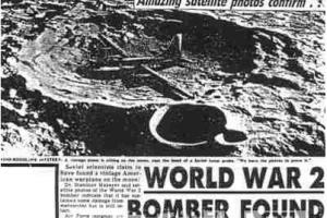 月球之谜 月球表面发现二战时轰炸机！