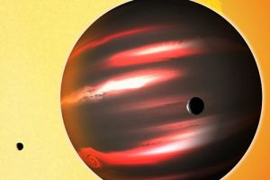  最黑暗的行星 一个巨大的黑色球体