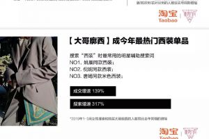 淘宝发布《2019中国时尚趋势报告》，预测女人越来越硬朗，男人越来越精致