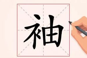 汉字解读【每日一字】袖：袖里有乾坤