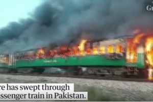 巴基斯坦铁路惨案至少74人死亡！祸起乘客私带煤气罐在火车上做饭