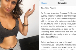 澳女子坐男友腿上候机遭员工斥责航空公司：没说他们有性行为