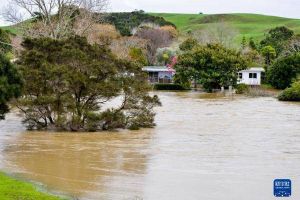 新西兰奥克兰遭遇洪涝灾害