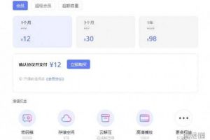 公测满1年的阿里云盘也推出会员服务：月费12元起