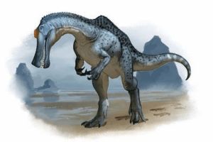 大型食肉恐龙:激龙 脑袋酷似鳄鱼(体长达10米)