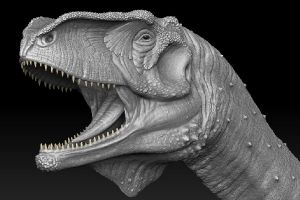 大型恐龍:隱面龍 最原始的阿貝力龍科(體長7米)