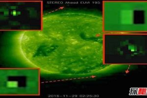 太陽是外星人制造的？地球大小的ufo在太陽上穿梭自如