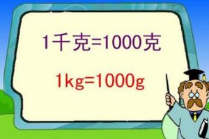 kg是公斤還是斤，公斤（1kg等于1公斤或2斤）