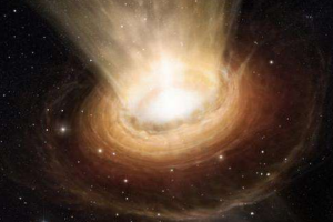 7亿光年外超大黑洞：是太阳400亿倍重(破最大黑洞纪录)