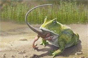 捕食恐龙的史前霸主魔鬼蛙 体型巨大甚至可以捕食恐龙