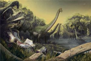 阿拉果龙：蜥脚类恐龙的一个下属（白垩纪时期）