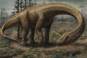 阿拉摩龙：生活在白垩纪北美洲恐龙（四足草食性恐龙）