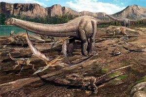 大夏巨龙：中国体型最长的恐龙（属于泰坦巨龙）